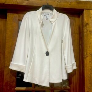 Joseph Ribkoff White swing jacket.  Worn a few times. Like new